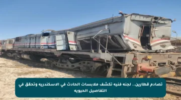 تصادم قطارين.. لجنة فنية تكشف ملابسات الحادث في الإسكندرية وتحقق في التفاصيل الحيوية